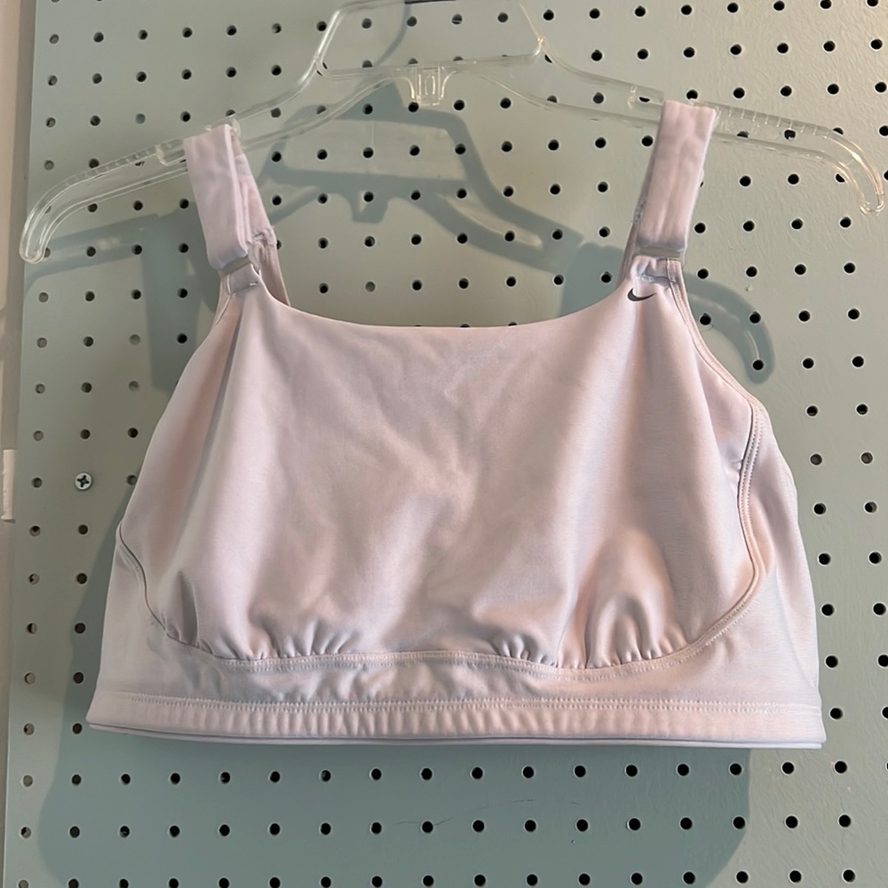 White Nike Dri-Fit Sports Bra, Size 40C